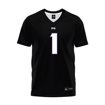 TCU - NCAA Football : Austin Jordan - Black Premium Football Jersey-0