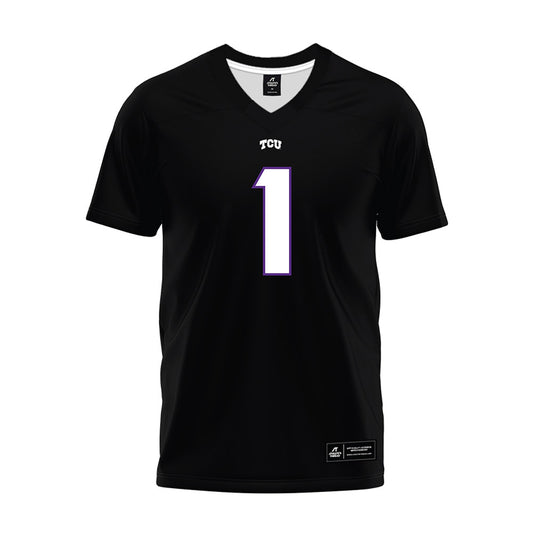 TCU - NCAA Football : Austin Jordan - Black Premium Football Jersey-0