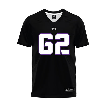TCU - NCAA Football : Carson Bruno - Black Premium Football Jersey-0