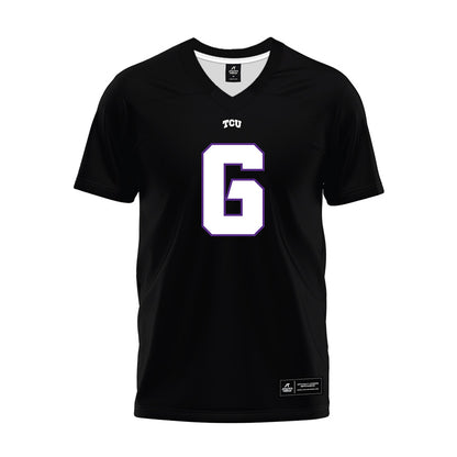 TCU - NCAA Football : Micheal Ibukun-Okeyode - Black Premium Football Jersey-0