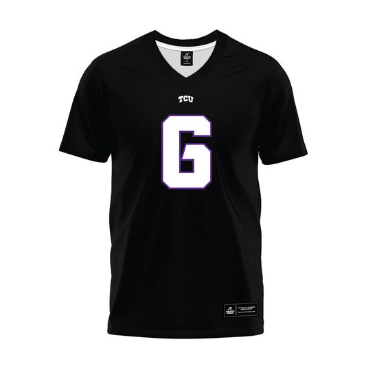 TCU - NCAA Football : Micheal Ibukun-Okeyode - Black Premium Football Jersey-0