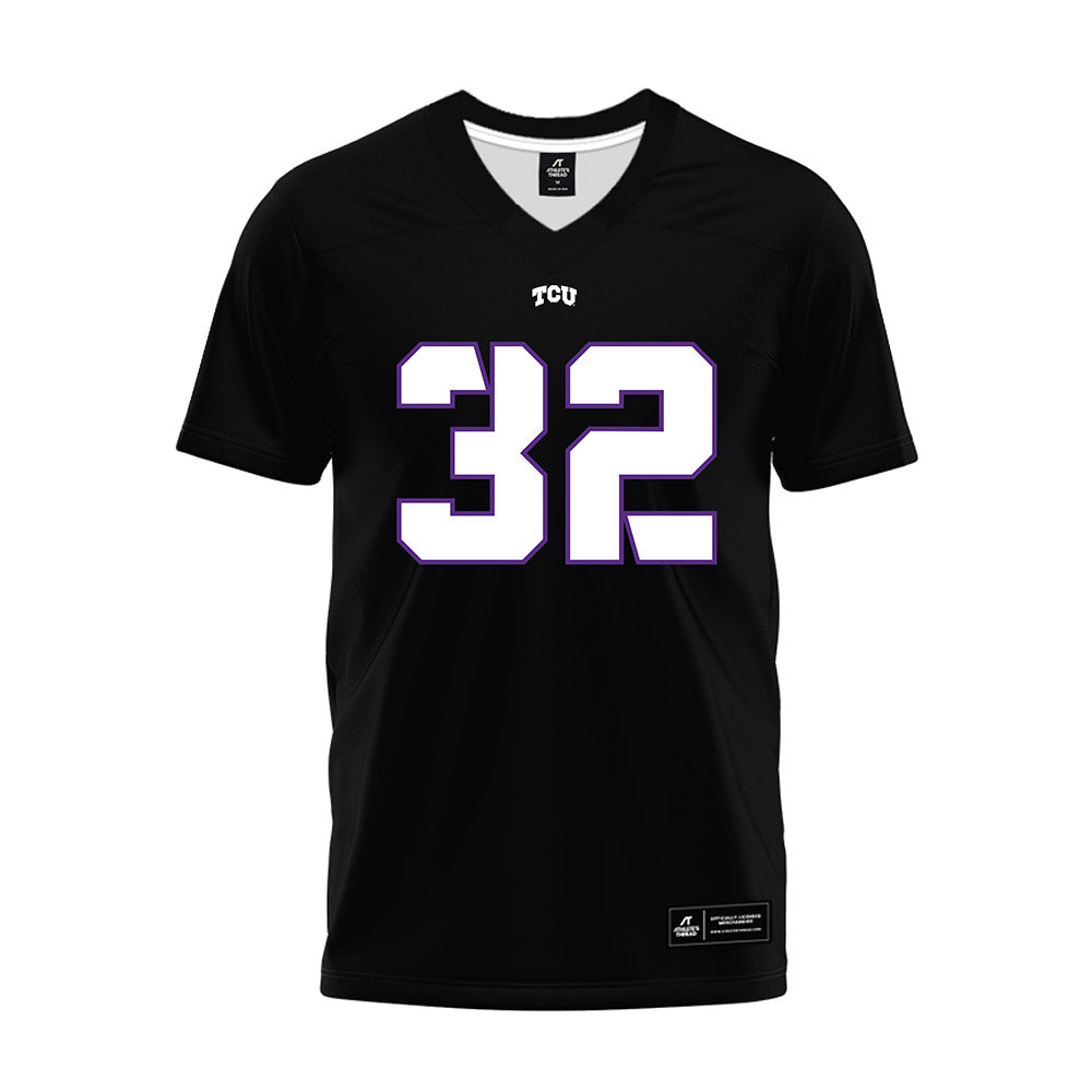 TCU - NCAA Football : Dillon Arkansas - Black Premium Football Jersey-0