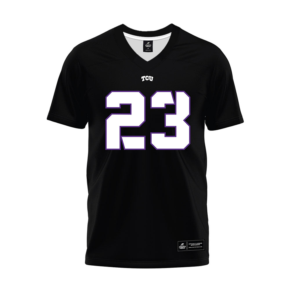 TCU - NCAA Football : Keylan Abrams - Black Premium Football Jersey-0