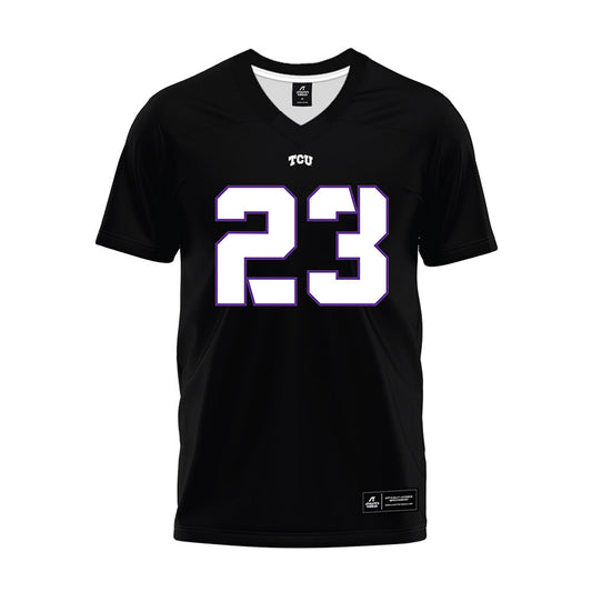 TCU - NCAA Football : Keylan Abrams - Black Premium Football Jersey-0