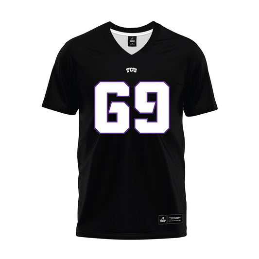 TCU - NCAA Football : Gannon Gaubert - Black Premium Football Jersey-0