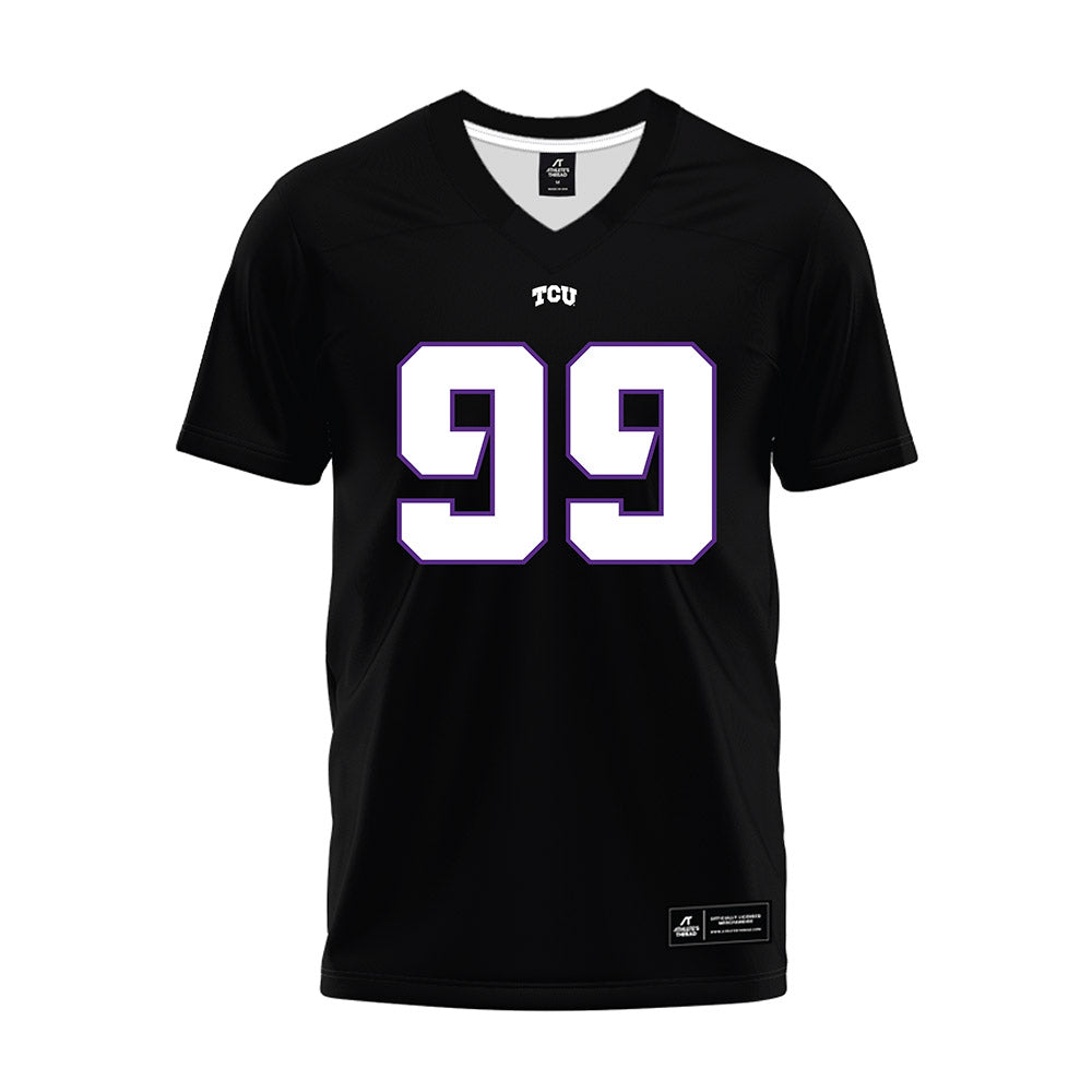 TCU - NCAA Football : Nate Mccashland - Black Premium Football Jersey-0