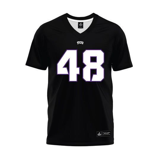 TCU - NCAA Football : Anders Corn - Black Premium Football Jersey-0