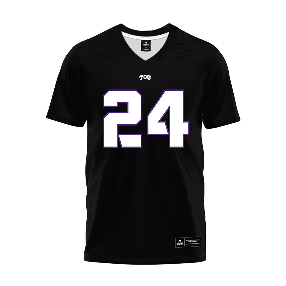 TCU - NCAA Football : Joe Pitchford - Black Premium Football Jersey-0