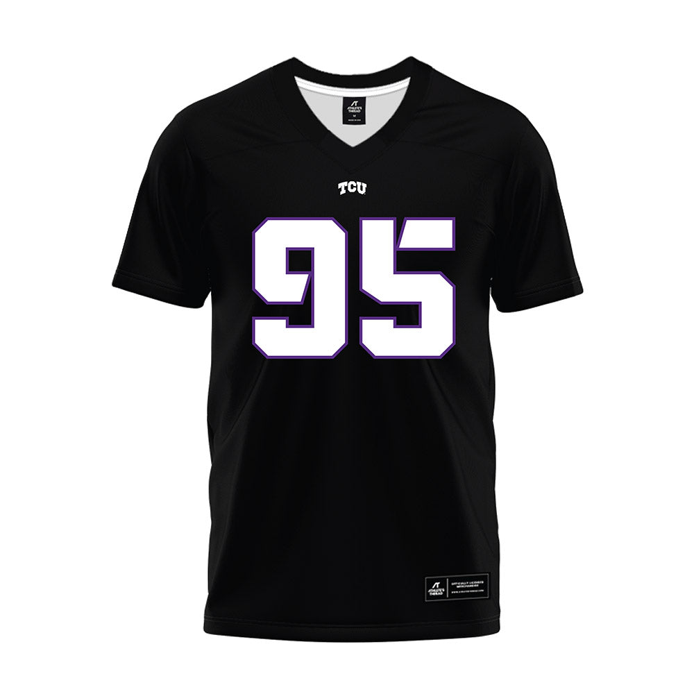 TCU - NCAA Football : Markis Deal - Black Premium Football Jersey-0