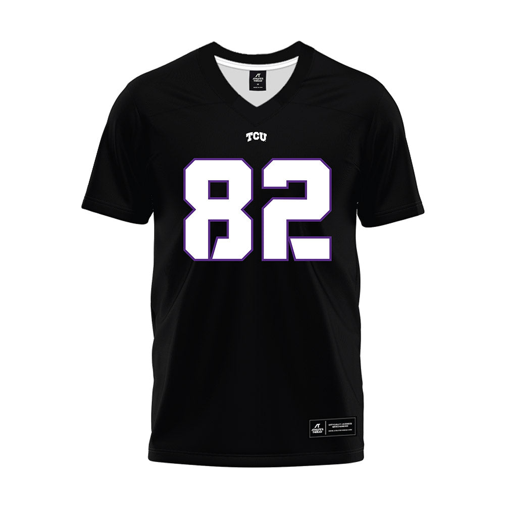 TCU - NCAA Football : Dozie Ezukanma - Black Premium Football Jersey-0
