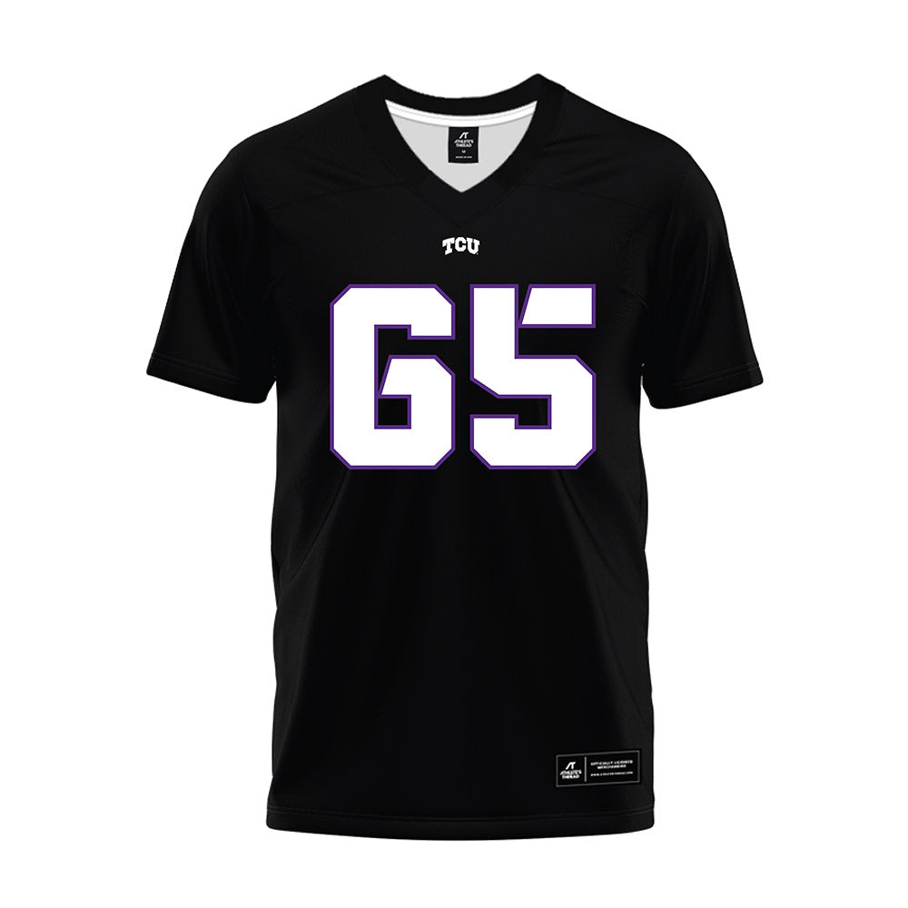 TCU - NCAA Football : Logan Schram - Black Premium Football Jersey-0