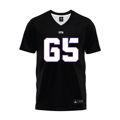 TCU - NCAA Football : Logan Schram - Black Premium Football Jersey-0
