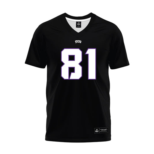 TCU - NCAA Football : Chase Curtis - Black Premium Football Jersey-0