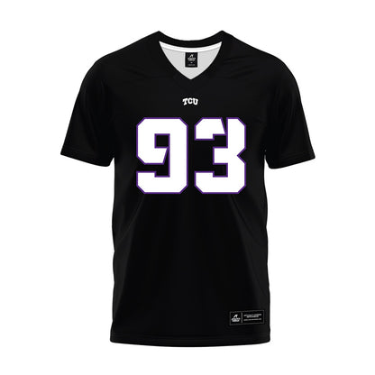 TCU - NCAA Football : William Whatley - Black Premium Football Jersey-0