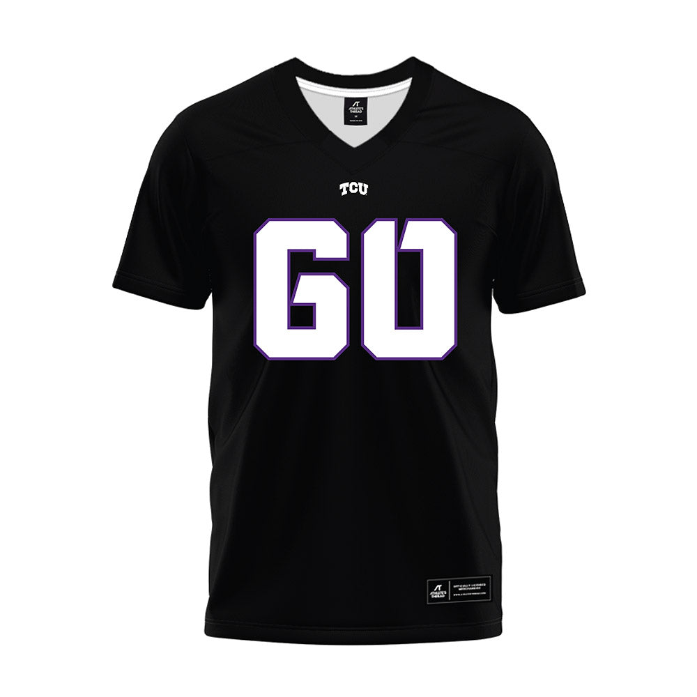 TCU - NCAA Football : Cade Bennett - Black Premium Football Jersey-0