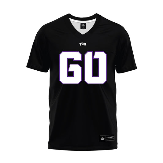 TCU - NCAA Football : Cade Bennett - Black Premium Football Jersey-0