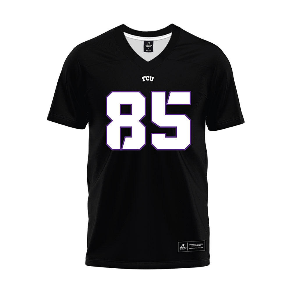 TCU - NCAA Football : Parker Clark - Black Premium Football Jersey-0