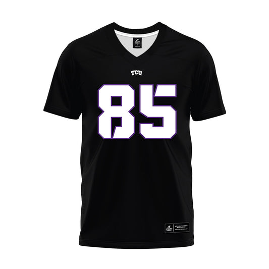 TCU - NCAA Football : Parker Clark - Black Premium Football Jersey-0