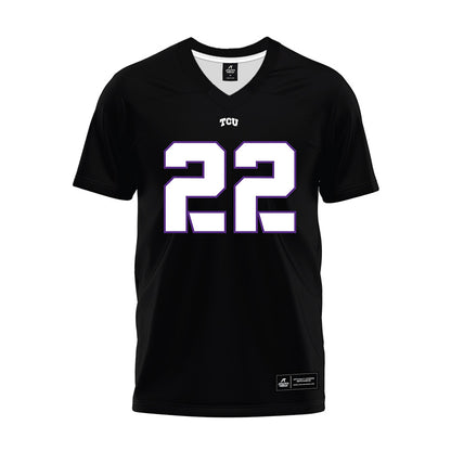 TCU - NCAA Football : Jordan Lester - Black Premium Football Jersey-0