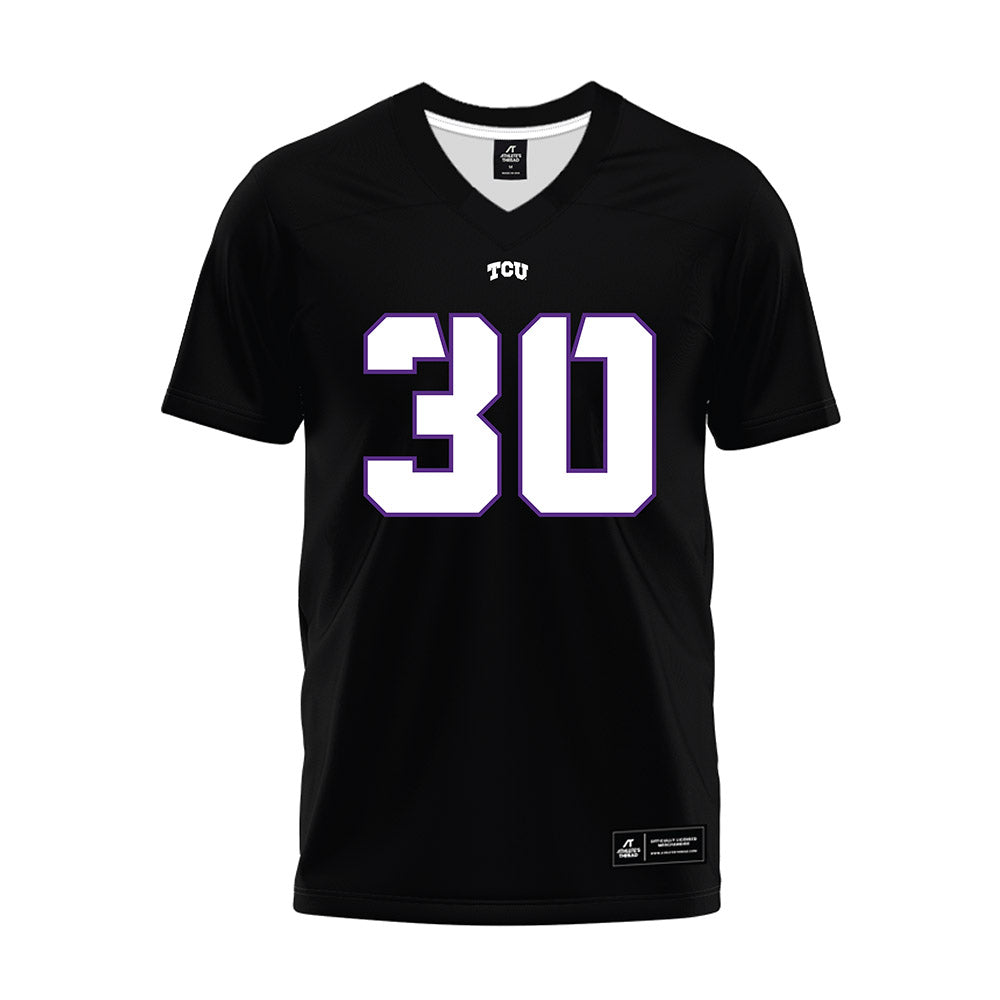 TCU - NCAA Football : Anthony Williams - Black Premium Football Jersey-0