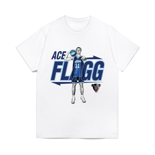 Maine - NCAA Men's Basketball : Ace Flagg - Collage Comfort Colors T-Shirt-0
