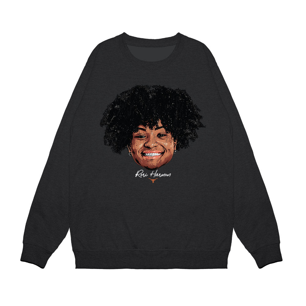 Texas - NCAA Women's Basketball : Rori Harmon - Game Face Premium Crewneck Sweatshirt-0