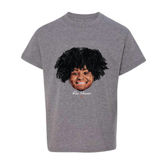 Texas - NCAA Women's Basketball : Rori Harmon - Game Face Youth T-Shirt-0