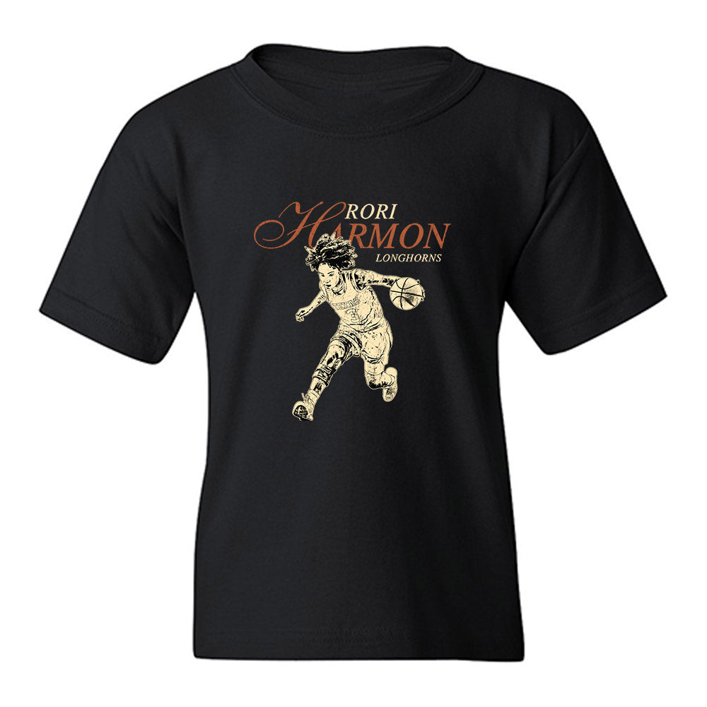 Texas - NCAA Women's Basketball : Rori Harmon - Legacy Youth T-Shirt-0