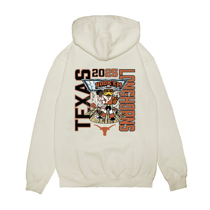 Texas - NCAA Women's Basketball : Rori Harmon - Caricature Premium Hooded Sweatshirt-1