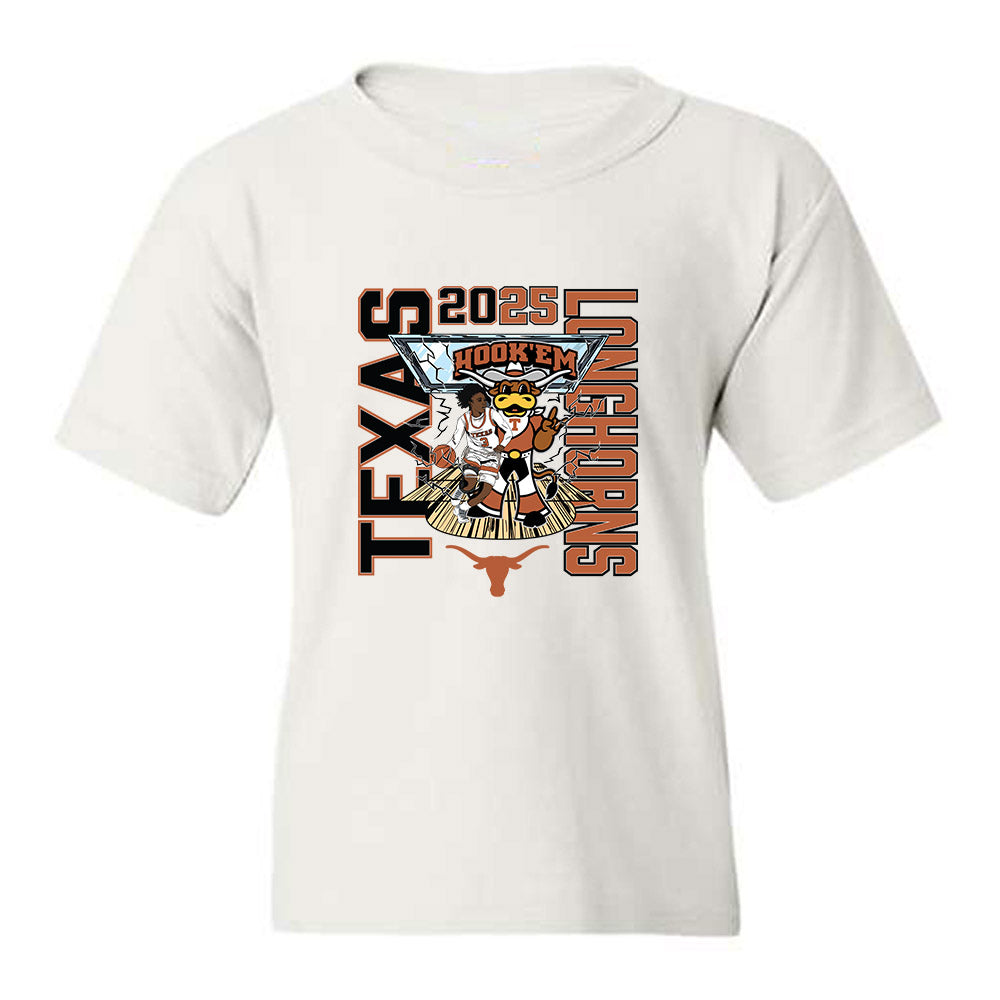 Texas - NCAA Women's Basketball : Rori Harmon - Caricature Youth T-Shirt-0