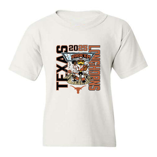 Texas - NCAA Women's Basketball : Rori Harmon - Caricature Youth T-Shirt-0