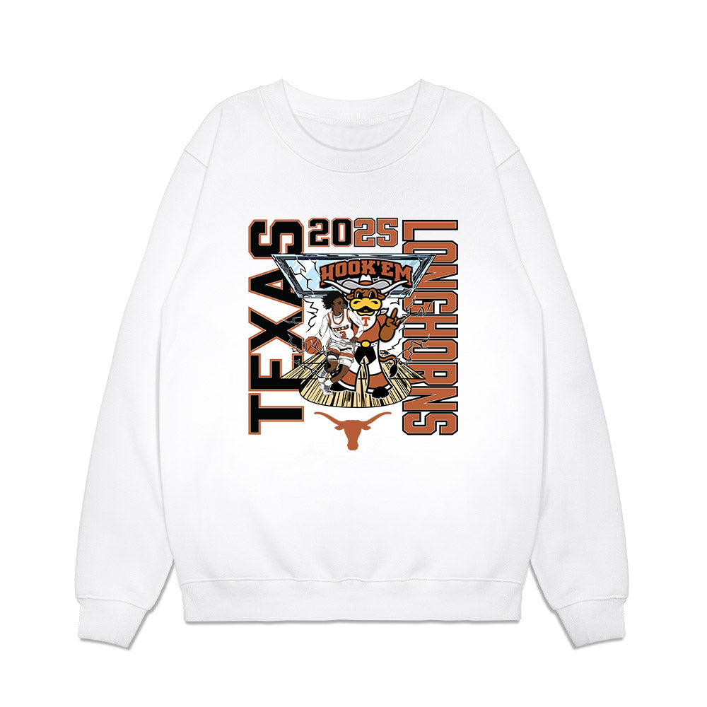Texas - NCAA Women's Basketball : Rori Harmon - Caricature Premium Crewneck Sweatshirt-0