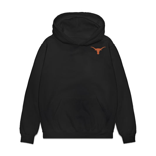 Texas - NCAA Women's Basketball : Rori Harmon - Graphic Premium Hooded Sweatshirt-0