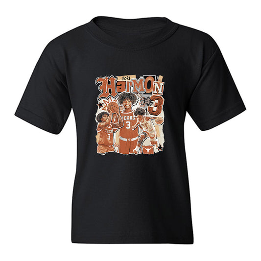 Texas - NCAA Women's Basketball : Rori Harmon - Graphic Youth T-Shirt-0