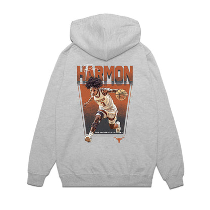 Texas - NCAA Women's Basketball : Rori Harmon - Collage Premium Hooded Sweatshirt-1