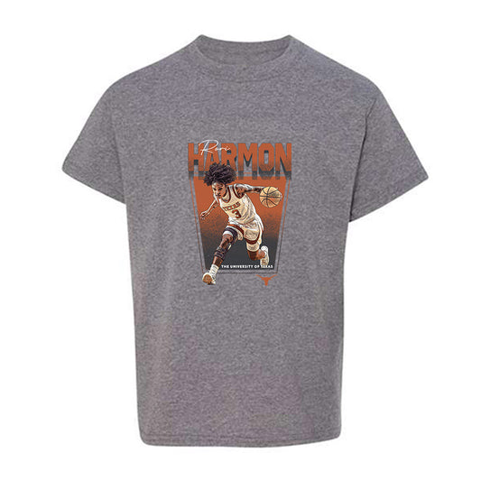 Texas - NCAA Women's Basketball : Rori Harmon - Collage Youth T-Shirt-0