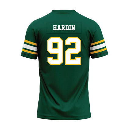 Fitchburg State - NCAA Football : Kj Hardin - Green Premium Football Jersey-1