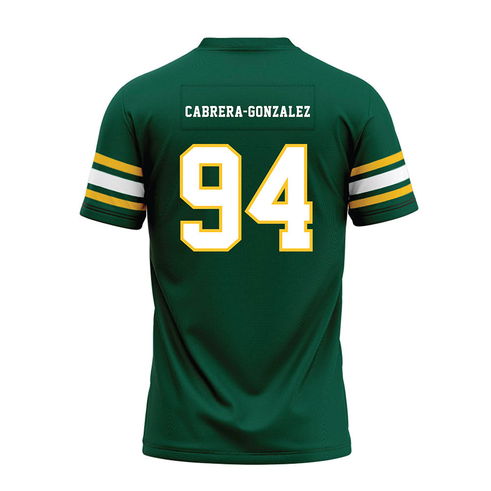 Fitchburg State - NCAA Football : Juelz Cabrera-Gonzalez - Green Premium Football Jersey-1