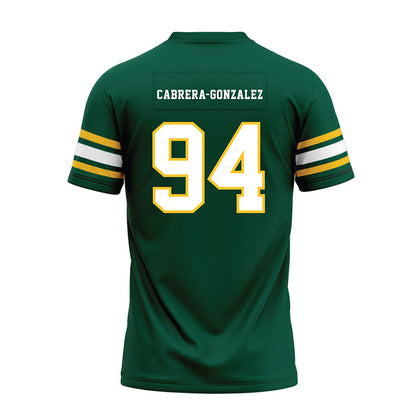 Fitchburg State - NCAA Football : Juelz Cabrera-Gonzalez - Green Premium Football Jersey-1