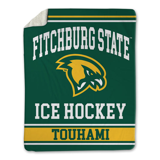 Fitchburg State - NCAA Men's Ice Hockey : Nael Touhami - Blanket-0