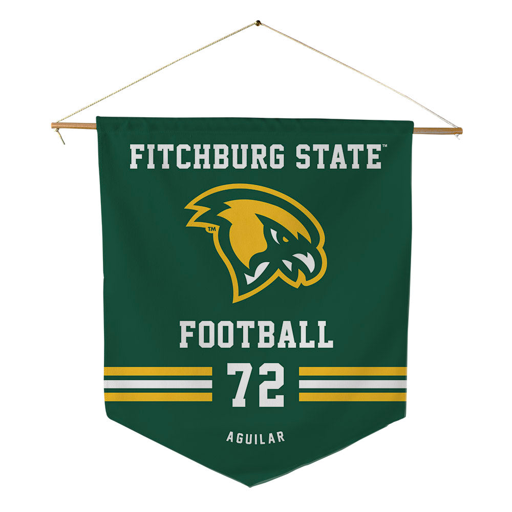 Fitchburg State - NCAA Football : Xavier Aguilar - Pennant - 18" x 21"-0