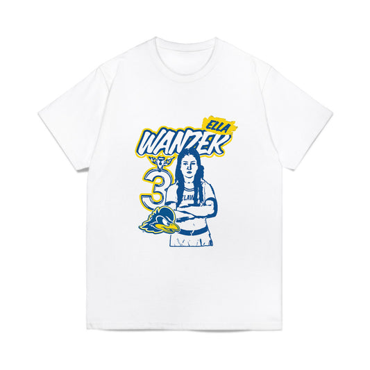 Delaware - NCAA Women's Basketball : Ella Wanzer - Graphic Tee Comfort Colors T-Shirt-0