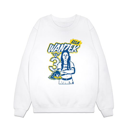 Delaware - NCAA Women's Basketball : Ella Wanzer - Graphic Tee Premium Crewneck Sweatshirt-0