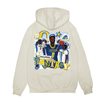 Delaware - NCAA Women's Basketball : Aylasia Fantroy - Collage Premium Hooded Sweatshirt-1