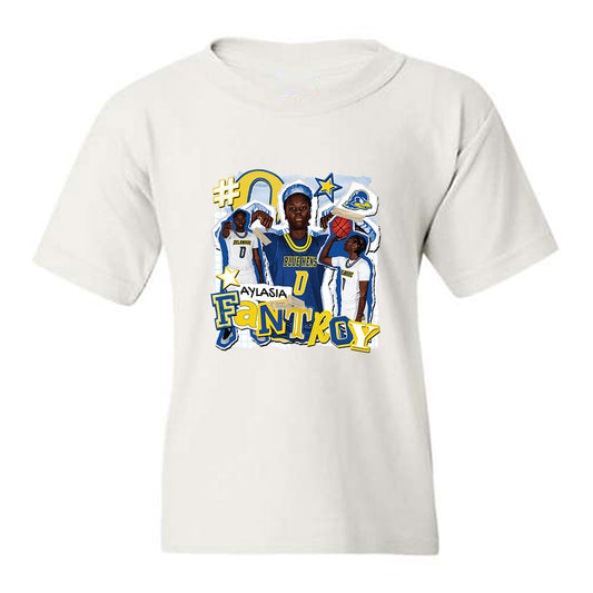 Delaware - NCAA Women's Basketball : Aylasia Fantroy - Collage Youth T-Shirt-0
