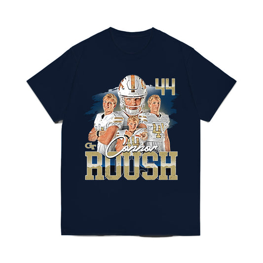Georgia Tech - NCAA Football : Connor Roush - Collage Comfort Colors T-Shirt-0
