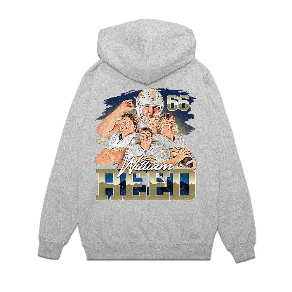 Georgia Tech - NCAA Football : William Reed - Collage Premium Hooded Sweatshirt-1