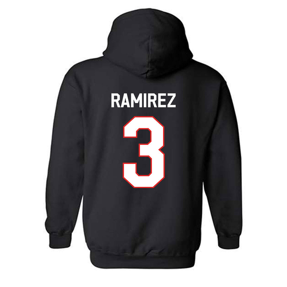 Texas Tech - NCAA Football : Bryce Ramirez - Classic Shersey Hooded Sweatshirt-1