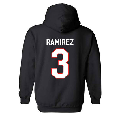 Texas Tech - NCAA Football : Bryce Ramirez - Classic Shersey Hooded Sweatshirt-1