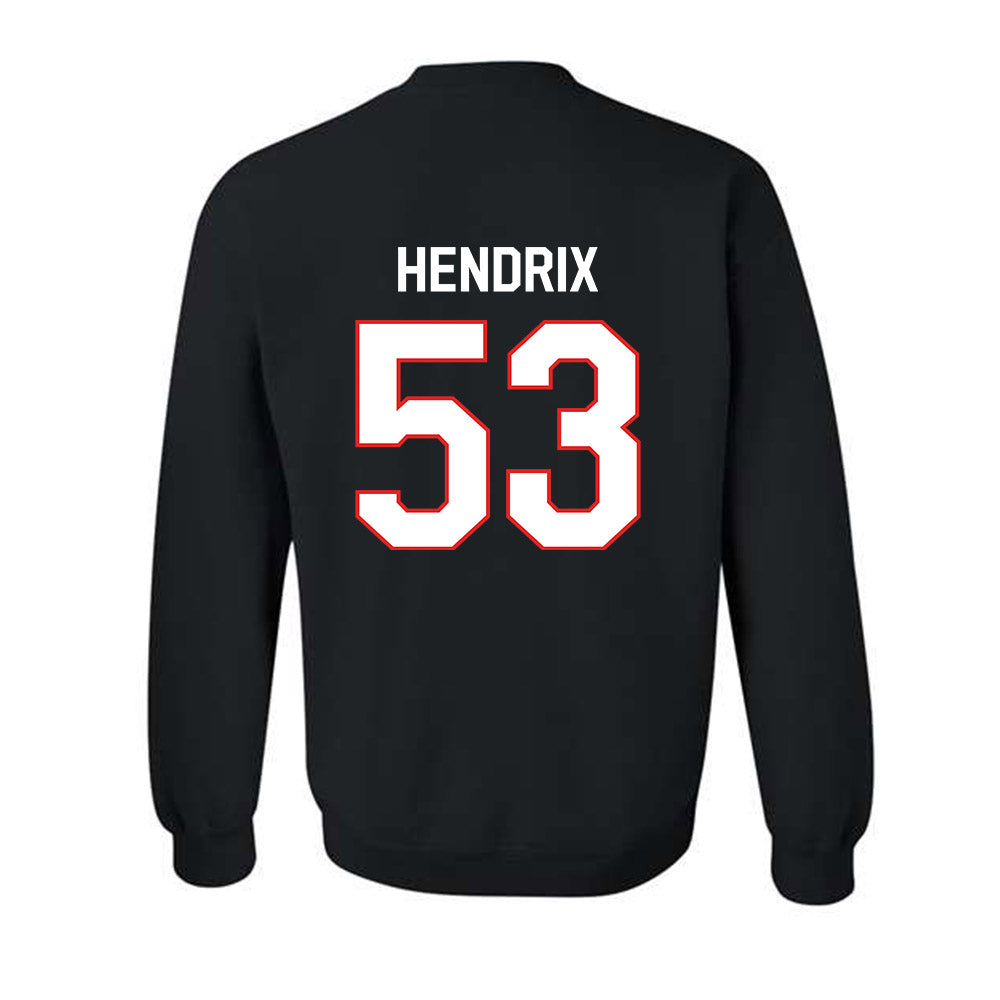 Texas Tech - NCAA Football : Holton Hendrix - Classic Shersey Crewneck Sweatshirt-1